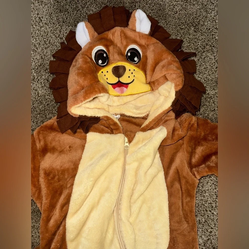 Brown Lion Costume Onesie